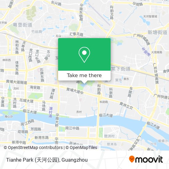 Tianhe Park (天河公园) map