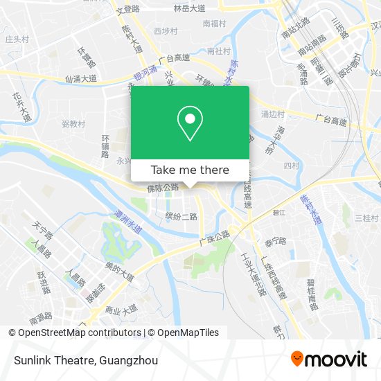 Sunlink Theatre map