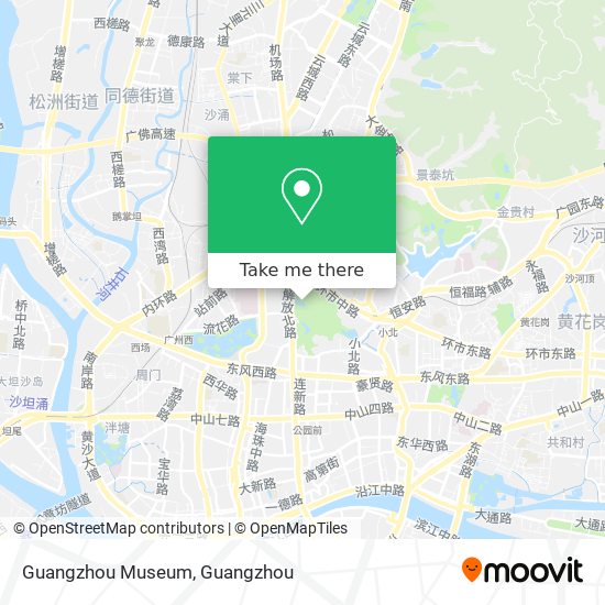 Guangzhou Museum map