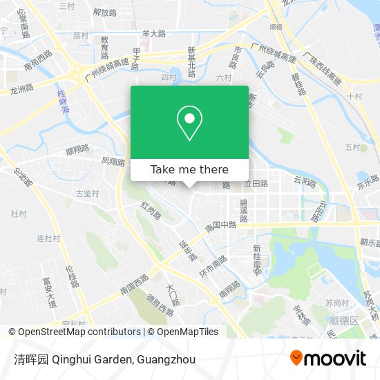 清晖园 Qinghui Garden map