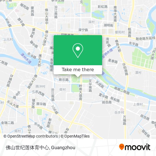 佛山世纪莲体育中心 map