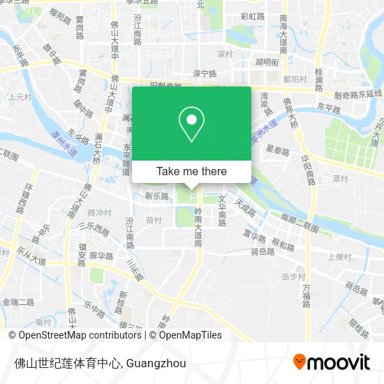 佛山世纪莲体育中心 map