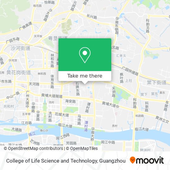 College of Life Science and Technology map