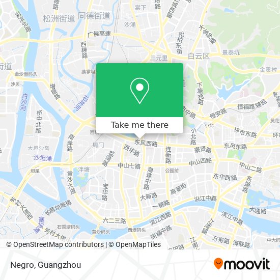 Negro map