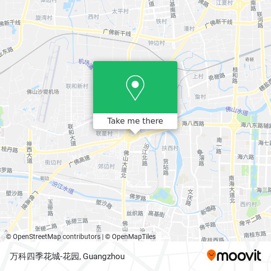 万科四季花城-花园 map