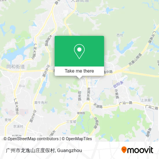 广州市龙逸山庄度假村 map