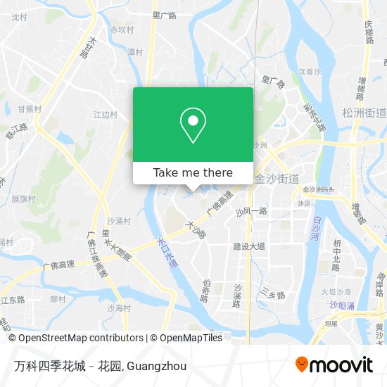 万科四季花城﹣花园 map