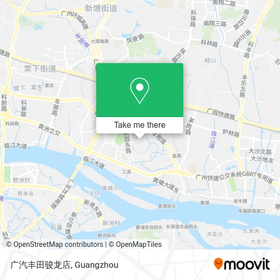 广汽丰田骏龙店 map