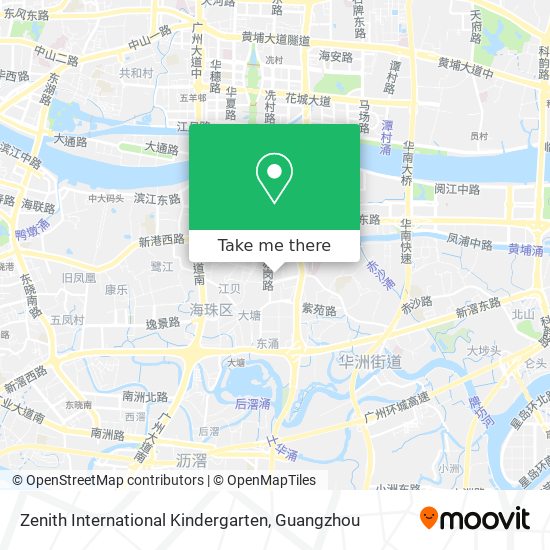 Zenith International Kindergarten map