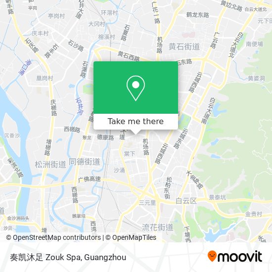 奏凯沐足 Zouk Spa map