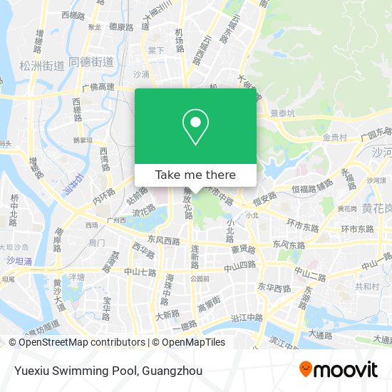 Yuexiu Swimming Pool map