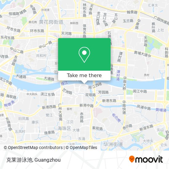 克莱游泳池 map