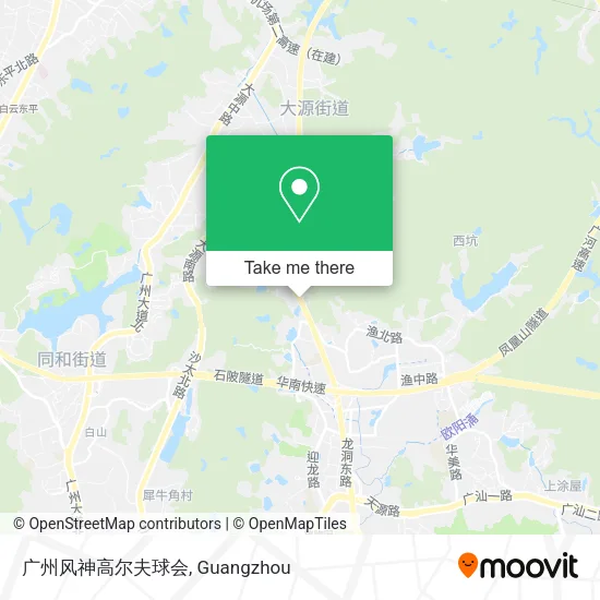 广州风神高尔夫球会 map