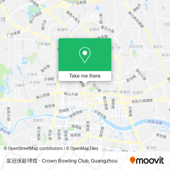 皇冠保龄球馆 - Crown Bowling Club map