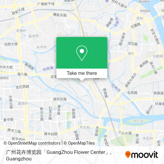广州花卉博览园「GuangZhou Flower Center」 map
