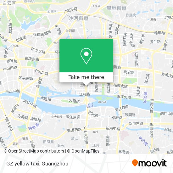GZ yellow taxi map