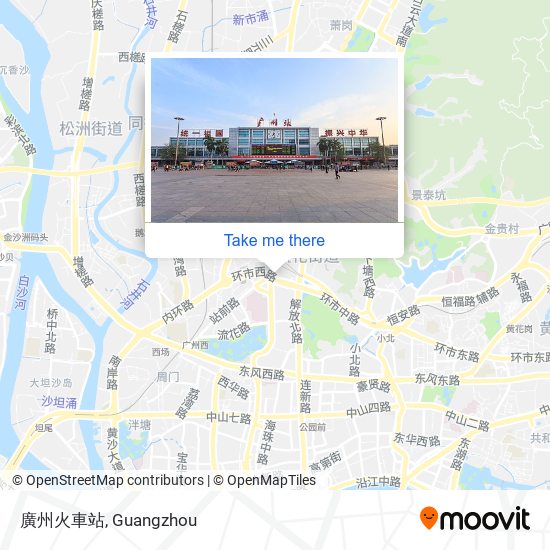 廣州火車站 map