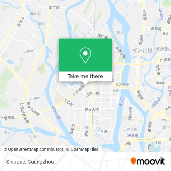 Sinopec map