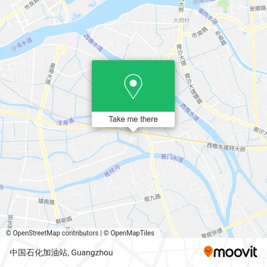 中国石化加油站 map