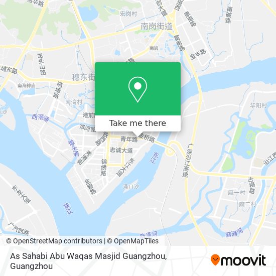 As Sahabi Abu Waqas Masjid Guangzhou map