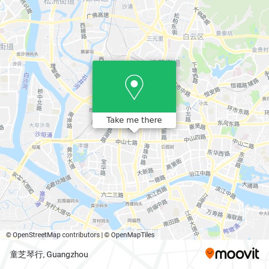 童芝琴行 map