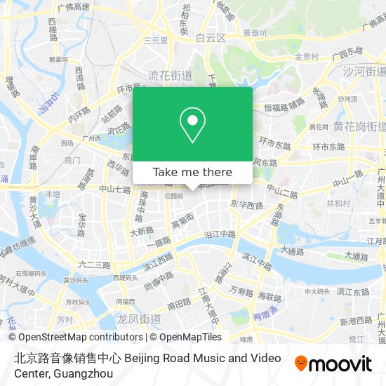北京路音像销售中心 Beijing Road Music and Video Center map