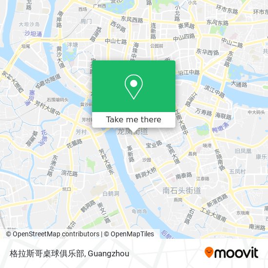 格拉斯哥桌球俱乐部 map