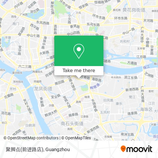 聚脚点(前进路店) map