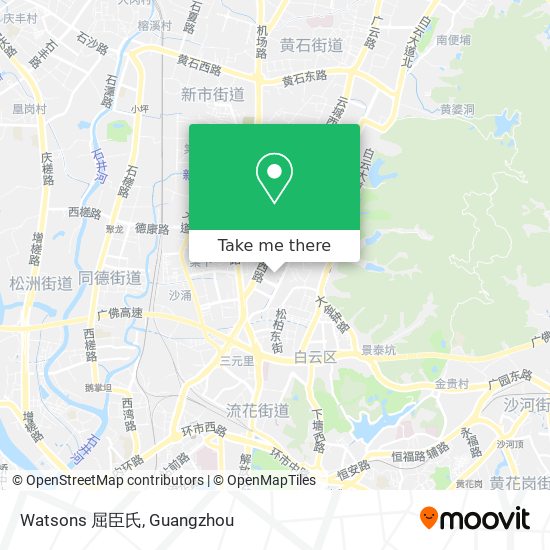 Watsons 屈臣氏 map