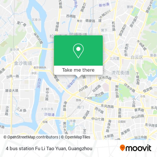 4 bus station Fu Li Tao Yuan map
