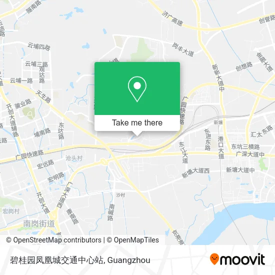 碧桂园凤凰城交通中心站 map