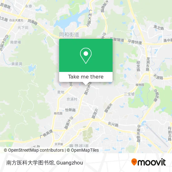 南方医科大学图书馆 map