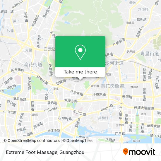 Extreme Foot Massage map