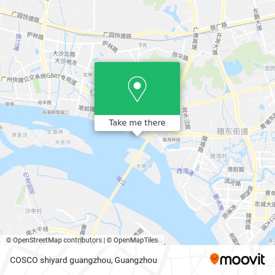 COSCO shiyard guangzhou map