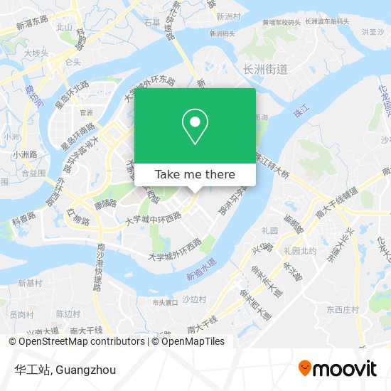 华工站 map