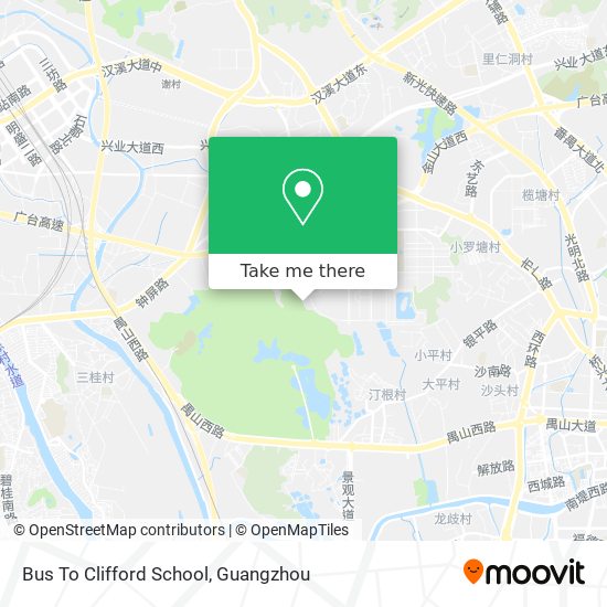 Bus To Clifford School map