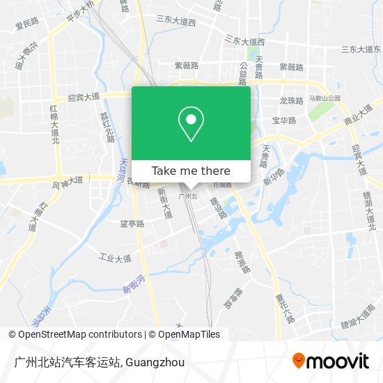 广州北站汽车客运站 map