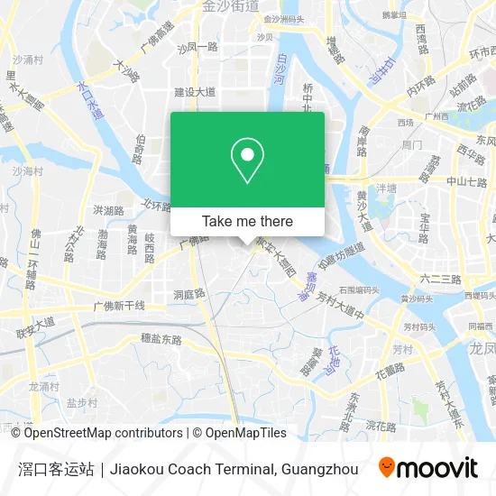 滘口客运站｜Jiaokou Coach Terminal map