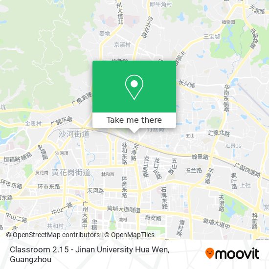 Classroom 2.15 - Jinan University Hua Wen map