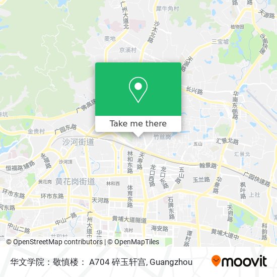 华文学院：敬慎楼： A704 碎玉轩宫 map