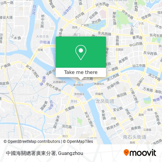 中國海關總署廣東分署 map