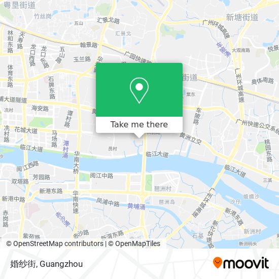 婚纱街 map