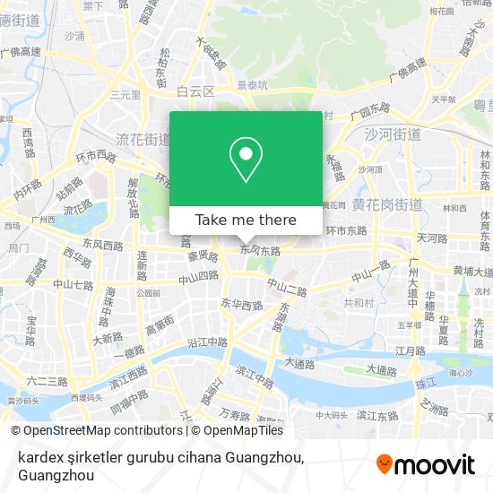 kardex şirketler gurubu cihana Guangzhou map