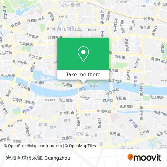宏城网球俱乐部 map
