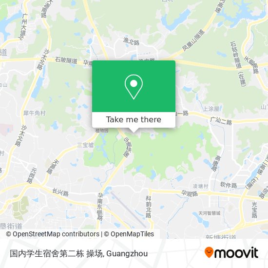 国内学生宿舍第二栋 操场 map