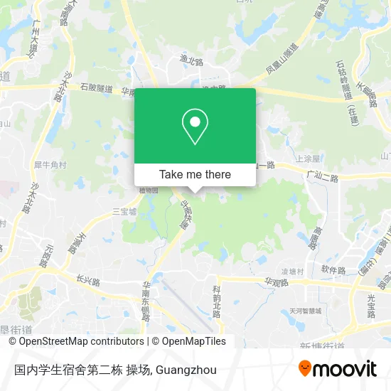 国内学生宿舍第二栋 操场 map