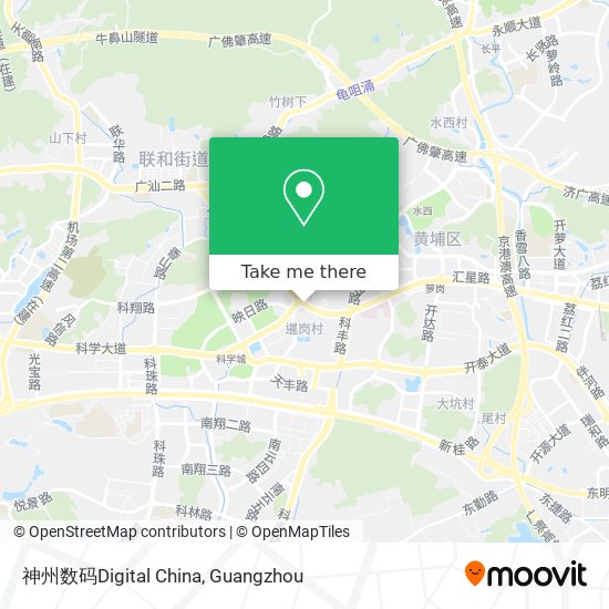 神州数码Digital China map