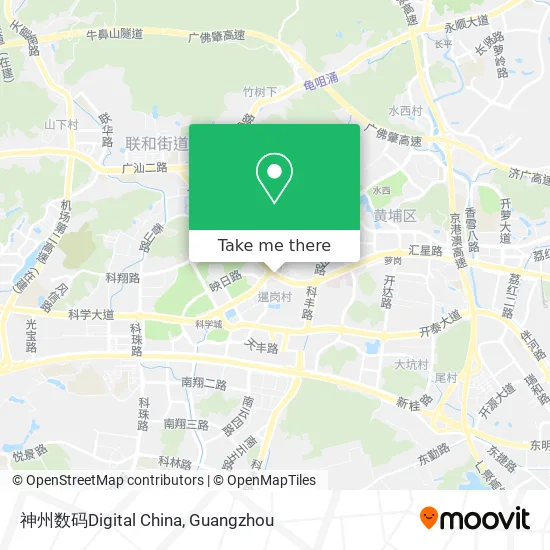 神州数码Digital China map