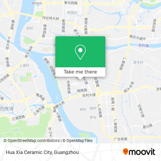 Hua Xia Ceramic City map