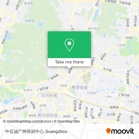 中石油广州培训中心 map